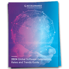 Download our Accelerance Logo 2024 Global Software Outsourcing Rates and Trends Guide.