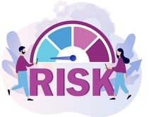 Two people discovering the risks