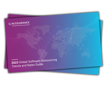 Download our 2023 Global Software Outsourcing Rates and Trends Guide